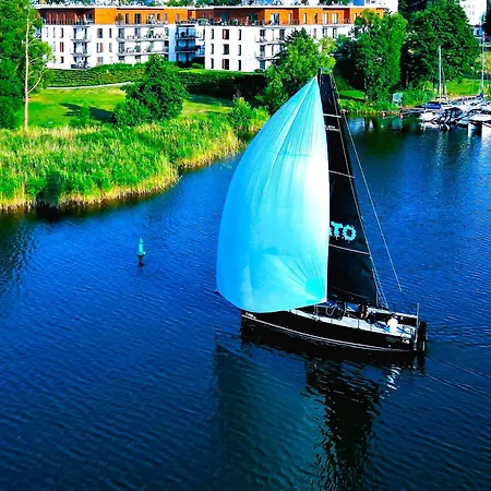 Apartmán Port View - Widok, 15m Do Jeziora, Ogrodek, Parking Podziemny, Winda, Netflix I Prime *