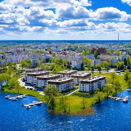 아파트 Port View - Widok, 15m Do Jeziora, Ogrodek, Parking Podziemny, Winda, Netflix I Prime 이아와